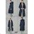 Bunda dlouhá s kapucňou dámska (S-2XL ONE SIZE) TALIANSKA MÓDA IMPNF242567 _vypište do poznámky S