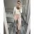 Nohavice bavlnené dámske (S/M/L ONE SIZE) TALIANSKA MóDA IM424280/DU S / M biela