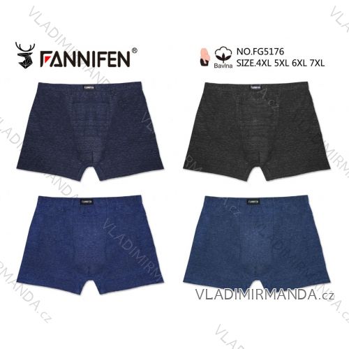 Boxerky bavlnené pánske (4XL-7XL) PESAIL PES24FG5176