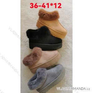 Topánky členková zimná dámska (36-41) TSHOES OBT24005