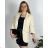 Sako elegantná dámska (50-56) TALIANSKA MÓDA IMM23M85705-4/DR 50 béžová