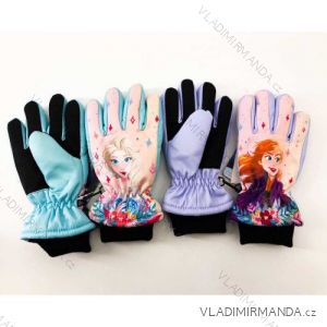 Rukavice lyžiarske prstové frozen detské dievčenské (3-8 rokov) SETINO FR-A-GLOVES-236