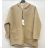 Kabát zimný flaušový dlhý rukáv dámsky (S/M/L ONE SIZE) TALIANSKA MÓDA IMPSH245739