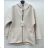 Kabát zimný flaušový dlhý rukáv dámsky (S/M/L ONE SIZE) TALIANSKA MÓDA IMPSH245739