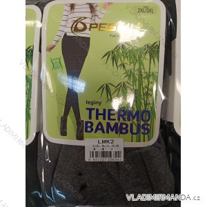 Legíny bambusové teplé thermo dámske (XL/2XL-2XL/3XL-3XL/4XL) PESAIL PES24LMK2