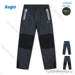 Nohavice outdoor zateplené flaušom dlhé pánske (M-3XL) KUGO C8865N