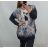 Tunika Tričko teplé dlhý rukáv dámska nadrozmer (uni L/XL/XXL)Turecká moda TME24LISTOPAD-1