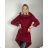 Mikina teplá predĺžená s kapucňou dámska (S/M/L ONE SIZE) TALIANSKA MÓDA IMD23721