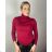 Sveter úpletový s rolákom dlhý rukáv dámsky (S/M ONE SIZE) TALIANSKA MÓDA EXTRA ME IMM22FD9076/DR S/M béžová