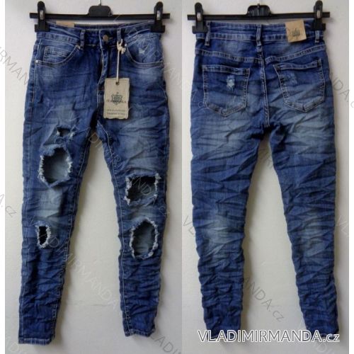 Rifle jeans dámske (xs-xl) ITAIMASKA HS-3060
