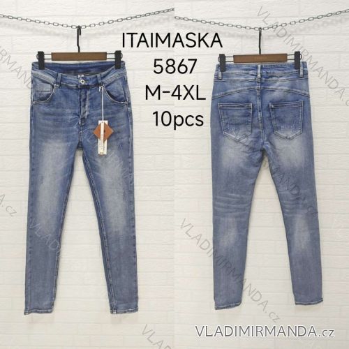 Rifle jeans dlhé dámske (M-4XL) ITAIMASKA ITA245867