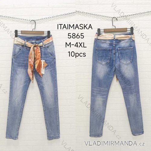 Rifle jeans dlhé dámske (M-4XL) ITAIMASKA ITA245865