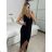 Šaty dlhé elegantné spoločenské trblietavé na ramienka dámske (S/M ONE SIZE) TALIANSKA MÓDA IM424768