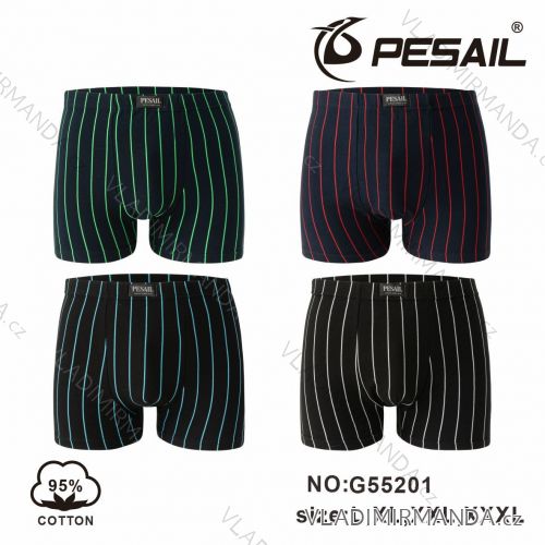 Boxerky bavlnené pánske (L-3XL) PESAIL GRE24G55201