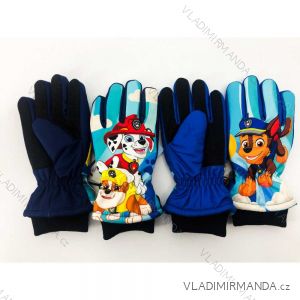 Rukavice lyžiarske prstové paw patrol detské chlapčenské (3-8 rokov) SETINO PAW-A-GLOVES-243