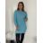 Šaty pletené dlhý rukáv dámske (S/M/L ONE SIZE) TALIANSKA MÓDA IMWBL24124
