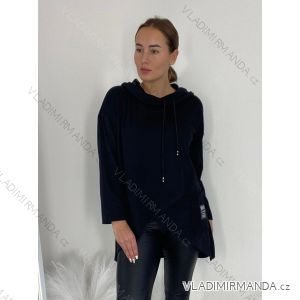 Mikina dlhý rukáv oversize dámska (S/M/L ONE SIZE) TALIANSKA MÓDA IMSM24RENATE/DR