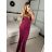 Šaty dlhé elegantný carmen bez rukávov dámske (S/M ONE SIZE) TALIANSKA MÓDA IMPBB232L8831/DUR -   tyrkysová -   S/M/L
