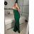Šaty dlhé elegantný carmen bez rukávov dámske (S/M ONE SIZE) TALIANSKA MÓDA IMPBB232L8831/DUR -   tyrkysová -   S/M/L