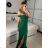 Šaty dlhé elegantný carmen bez rukávov dámske (S/M ONE SIZE) TALIANSKA MÓDA IMPBB232L8831/DUR -   tyrkysová -   S/M/L