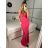 Šaty dlhé elegantný carmen bez rukávov dámske (S/M ONE SIZE) TALIANSKA MÓDA IMPBB232L8831/DUR -   tyrkysová -   S/M/L