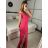 Šaty dlhé elegantný carmen bez rukávov dámske (S/M ONE SIZE) TALIANSKA MÓDA IMPBB232L8831/DUR -   tyrkysová -   S/M/L