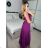 Šaty spoločenské elegantné letné bez rukávov dámske (S/M ONE SIZE) TALIANSKA MÓDA IMPSH223590/DUR žlutá S/M