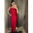 Šaty dlouhé elegantní společenské třpytivé na ramínka dámské (S/M/L ONE SIZE) ITALSKÁ MÓDA IMPSH2593328 čierna S/M/L