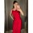 Šaty dlouhé elegantní společenské třpytivé na ramínka dámské (S/M/L ONE SIZE) ITALSKÁ MÓDA IMPSH2593328 čierna S/M/L