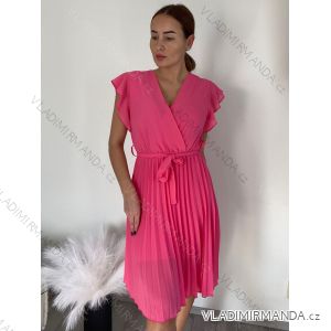 Šaty šifónové bez rukávov dámske (S/M/L ONE SIZE) TALIANSKA MóDA IM323PLIZ