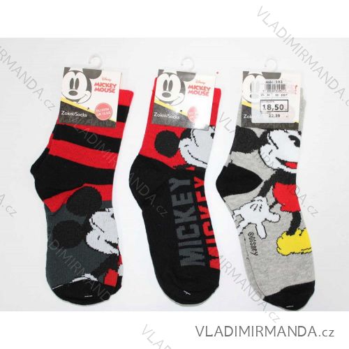 Ponožky mickey mouse detské dorast chlapčenské (23-34) SETINO MIC-A-SOCKS-102