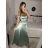 Šaty dlouhé společenské na ramínka dámské (S/M ONE SIZE) ITALSKÁ MÓDA IMPSH246456/DUR S / M červená