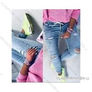 Rifle jeans dlhé dámske (L-4XL) YES PINK YES25WL1939L