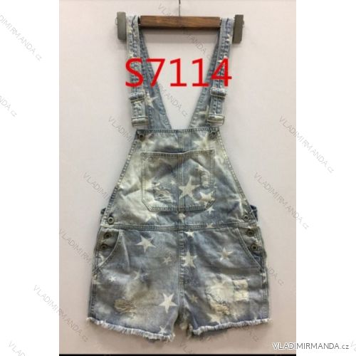 Kraťasy šortky s trakmi dámske (xs-xl) LEXXURY S7114
