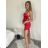 Šaty spoločenské na ramienka dámske (S/M ONE SIZE) TALIANSKA MÓDA IMPLP2423312010/DU -   čierna
 -   S / M