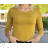 Tričko dlhý rukáv dámske (S/M ONE SIZE) TALIANSKA MÓDA IMPDY25HH2321/LS16577