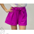 Kraťasy šortky elegantné dámske (S/M ONE SIZE) TALIANSKA MÓDA IMPDY25MDUE991227