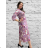 Šaty letné elegantný dlhý rukáv dámske (S/M ONE SIZE) TALIANSKA MÓDA IMD23114/DUR svetlo modrá S/M/L