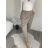 Kalhoty s knoflíkem dámské (S/M/L ONE SIZE) ITALSKÁ MÓDA IM425100/DU -   čierna
 -   S/M/L