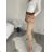 Nohavice s opaskom dámske (S/M/L ONE SIZE) TALIANSKA MÓDA IM425101/DU