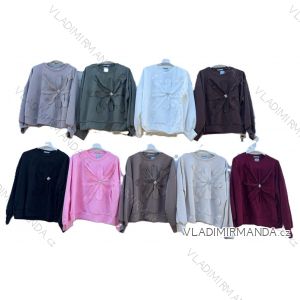 Mikina slabá dlhý rukáv dámska (XS/S/M ONE SIZE) TALIANSKA MÓDA IMD25031