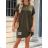 Šaty krátke letné krátky rukáv dámske (XS/S/M ONE SIZE) TALIANSKA MÓDA IMD25051