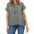 Tričko krátky rukáv dámske (XS/S/M ONE SIZE) TALIANSKA MÓDA IMD25058