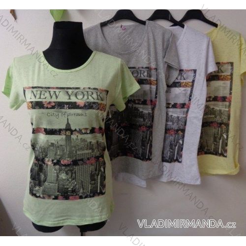 Tričko krátky rukáv dámske (s-xl) MSK turecká moda TM617022
