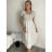 Šaty krtké letné krátky rukáv dámske (S/M/L ONE SIZE) TALIANSKA MÓDA IM425MARIA-L