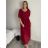 Šaty elegantné šifónové krátky rukáv dámske nadrozmer (44/46/48) ONE SIZE) TALIANSKA MóDA IM425035/DUR 46/48 čierna
