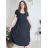 Šaty krtké letné krátky rukáv dámske (S/M/L ONE SIZE) TALIANSKA MÓDA IM425MARIA-L