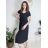 Šaty krtké letné krátky rukáv dámske (S/M/L ONE SIZE) TALIANSKA MÓDA IM425MARIA-L