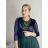 Bolerko elegantní dlouhý rukáv dámské (S/M ONE SIZE) ITALSKá MóDA IM9235170/DU S/M čierna