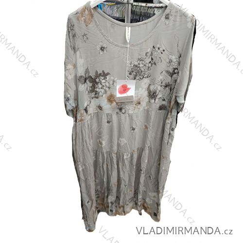 Šaty voľnočasové letné 3/4 dlhý rukáv dámske (S/M/L ONE SIZE) TALIANSKA MÓDA IMSM25192